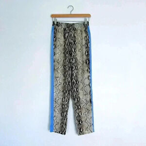 Honey Punch Snake Print Joggers Pants Chiffon Women's Size S